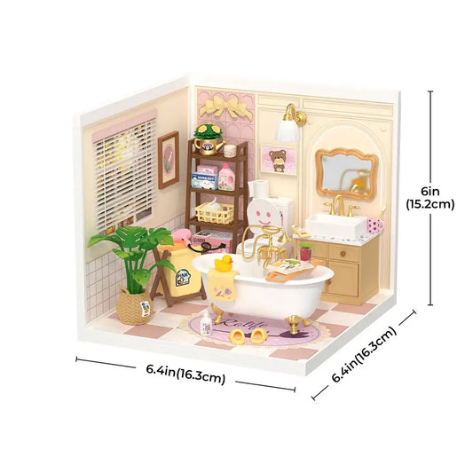 Pop Bubble Bathroom DIY House Kit | Robotime