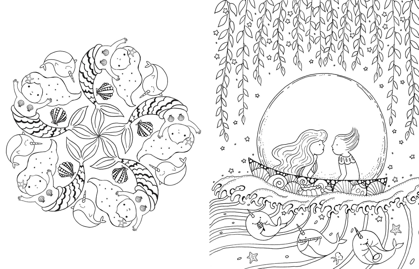 A Million Mermaids Coloring Book | Hachette Book Group