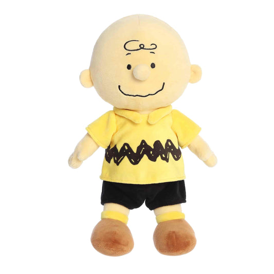 Charlie Brown plush doll standing by Aurora World