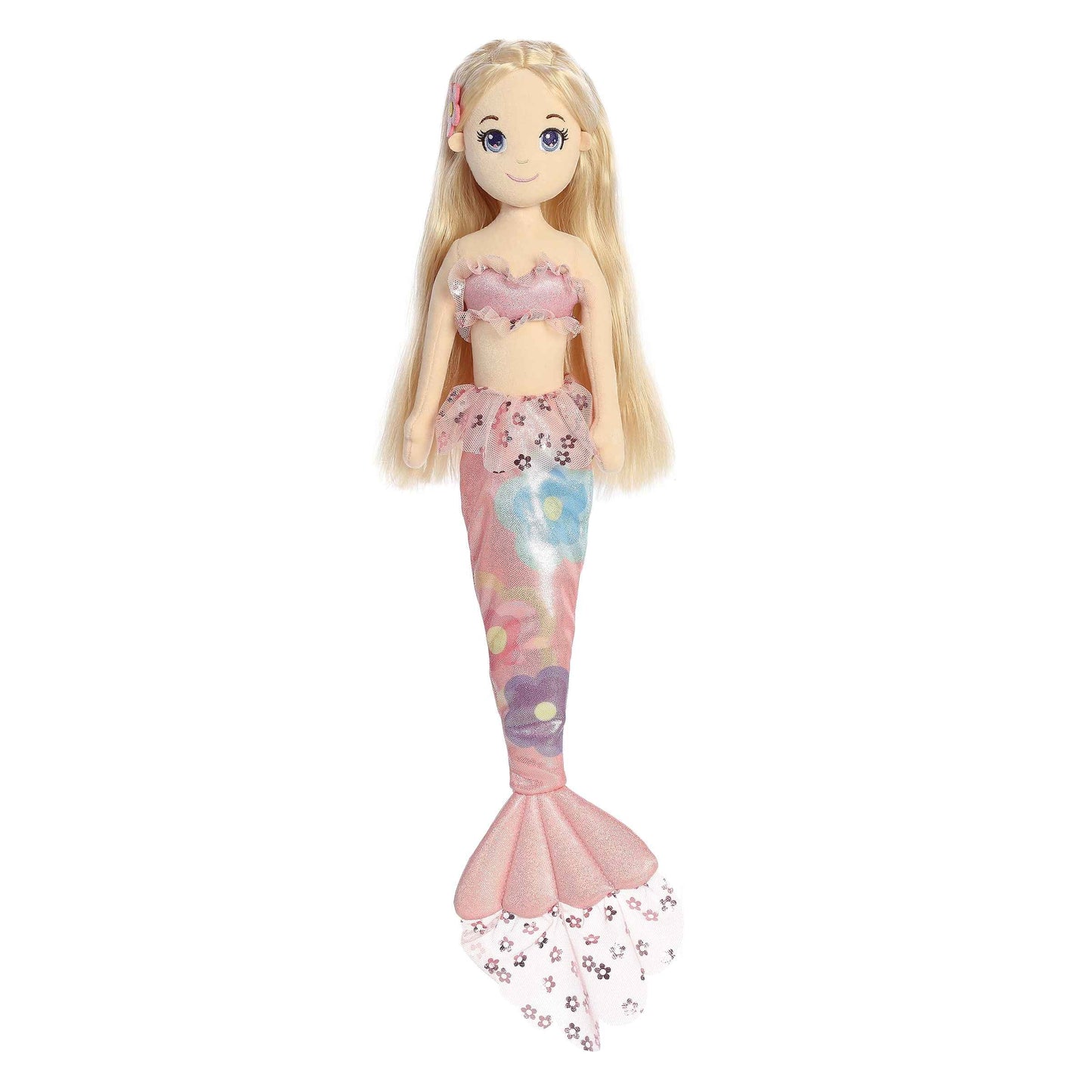 Floral Sparkles Daisy mermaid doll 18" by Aurora World