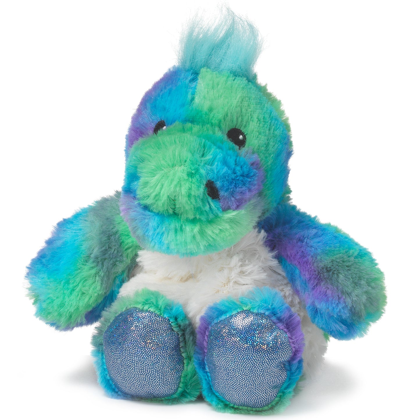 Rainbow dinosaur Warmies Junior plush microwaveable