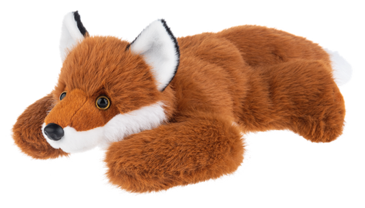 Hugs and Snugs fox plush 12" side view by GANZ