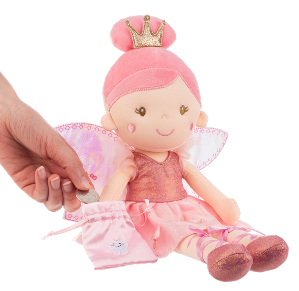 Tooth Fairy doll quarter in bag by GANZ