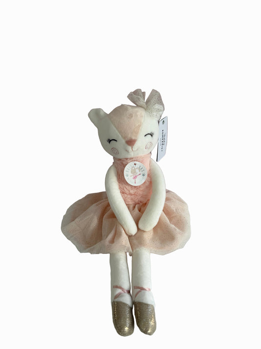 Ballerina cat Celine soft doll 16"
