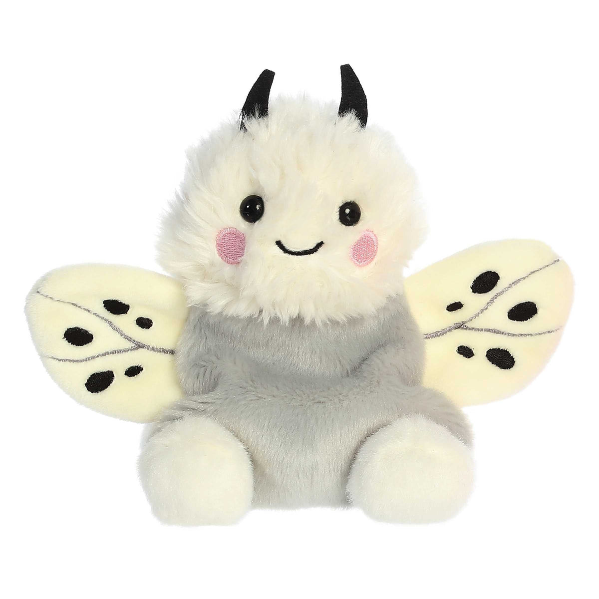 Astra moth plush side view 5" by Aurora World
