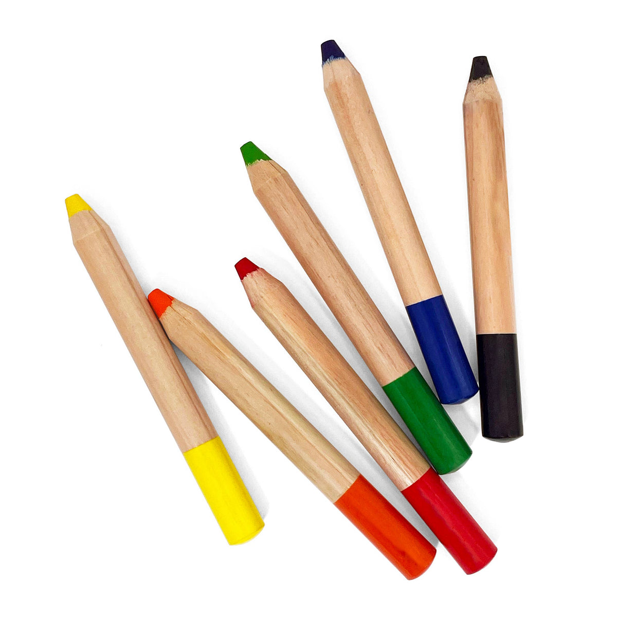 elseware unplug Extra-Large Watercolor Pencils - 6 Eco-Friendly Colors