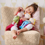 Snug Up Roya soft doll side view by HABA USA