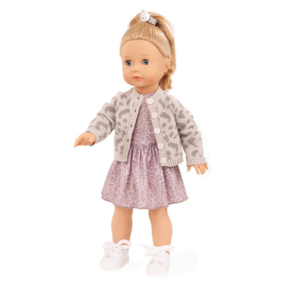Götz | Jessica Precious Day Standing and Poseable Doll with Accessories 18"