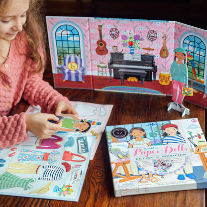 Musician & Artist Paper Doll Set | eeBoo