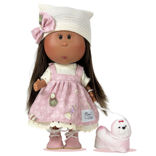 Nines Artesanals d'Onil Dolls - Little Mia Pink Doll | Handmade in Spain
