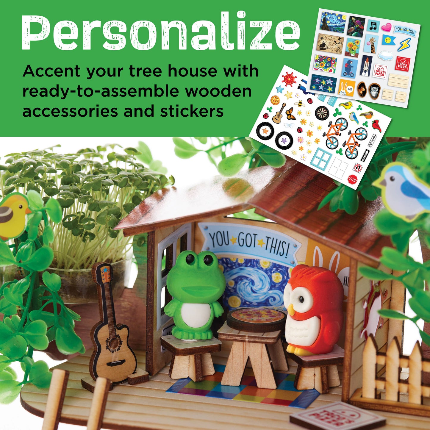 Build & Grow Tree House - DIY Craft Kit for Kids | Faber-Castell / Creativity for Kids