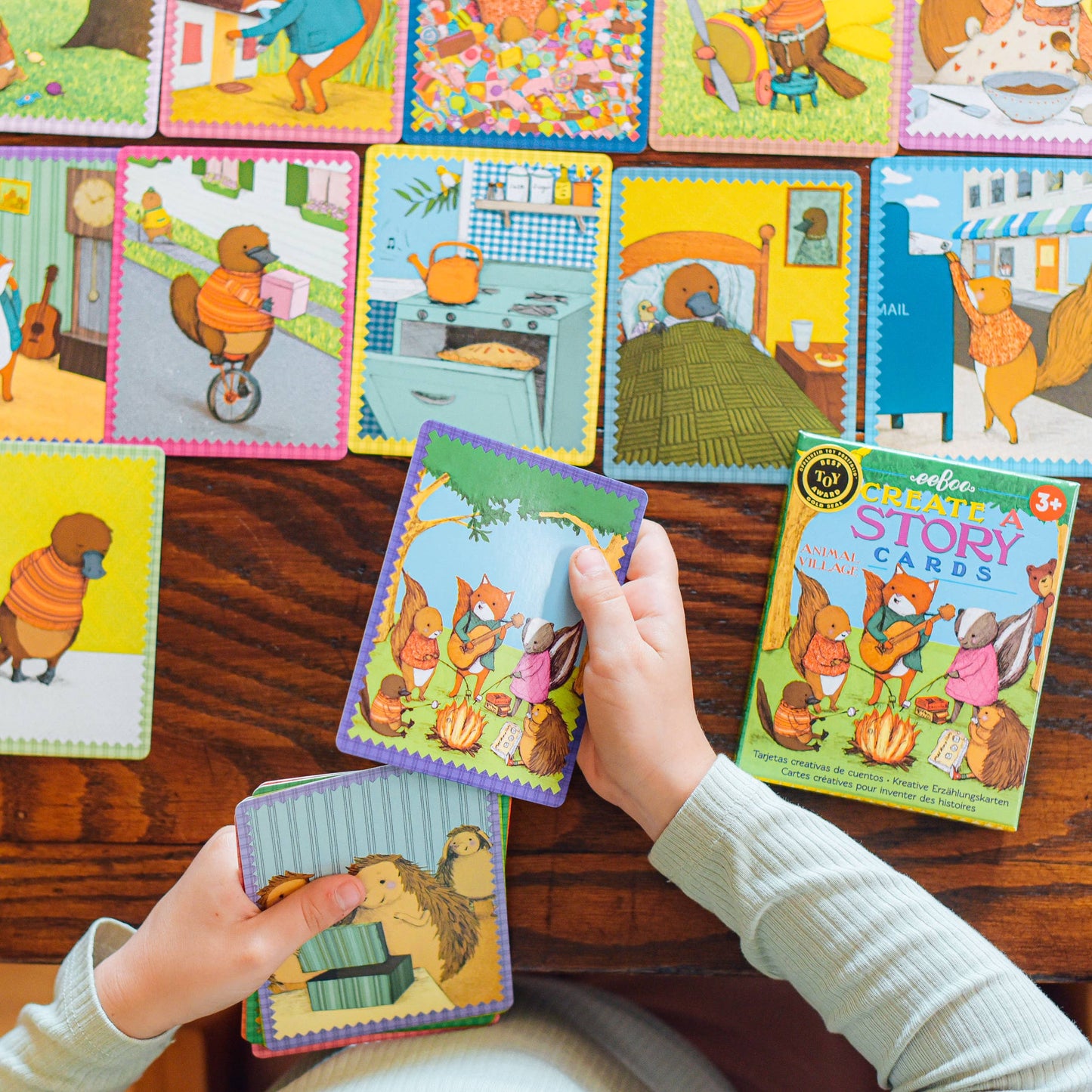 Animal Village Create a Story Card Game | eeBoo