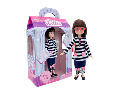 Lottie Dolls Story Time doll with book
