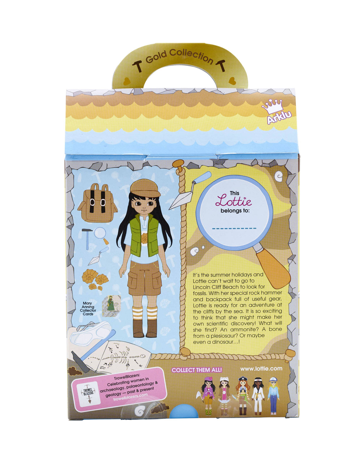 Lottie Dolls Fossil Hunter doll full set