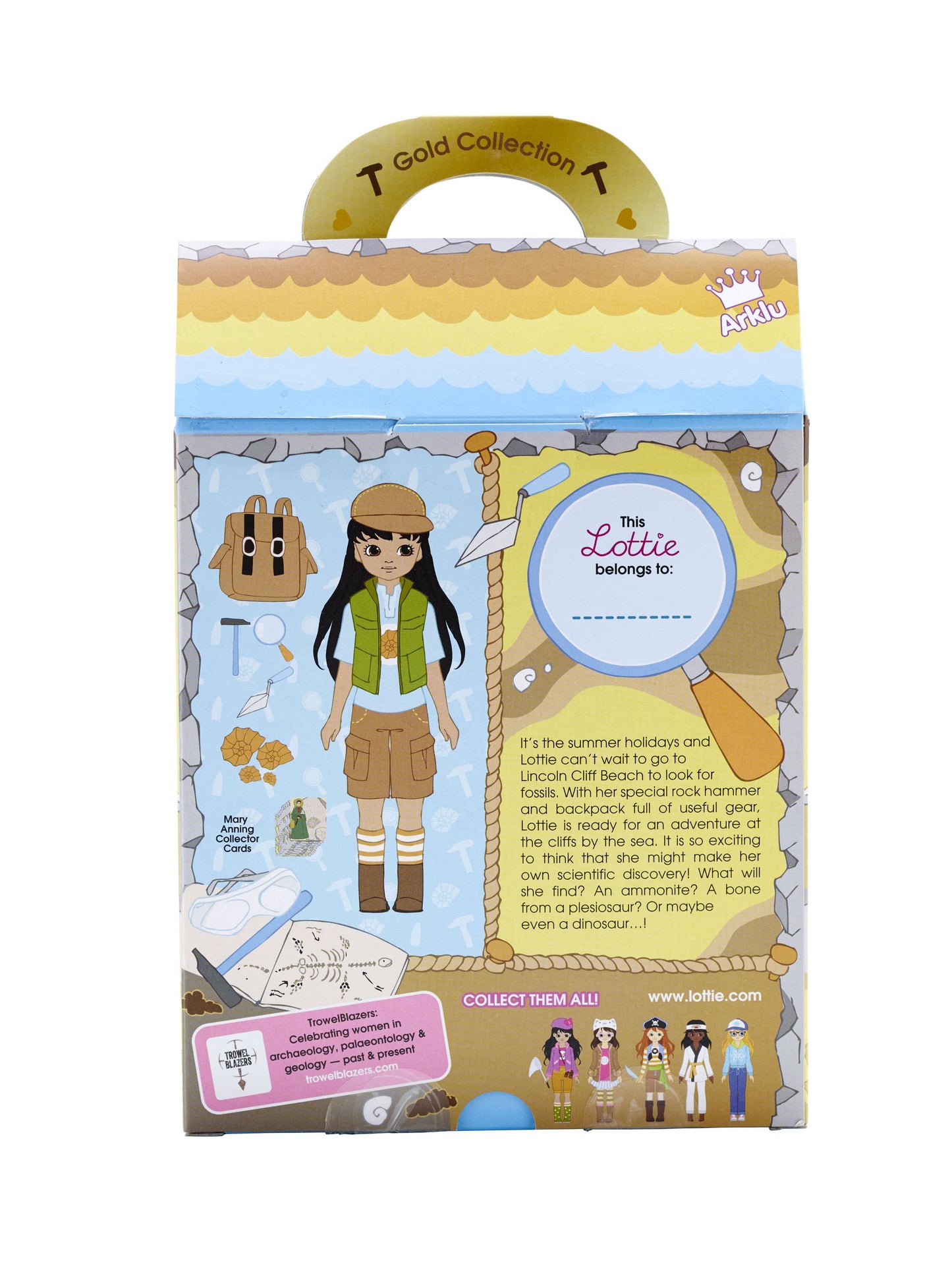 Lottie Dolls Fossil Hunter doll full set