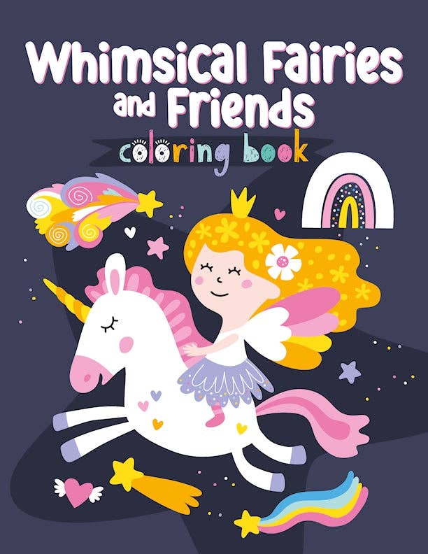 Whimsical Fairies and Friends Coloring Book | Fox Chapel Publishing -