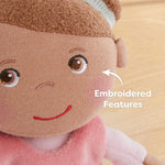 Snug Up Camilla soft doll close-up by HABA USA
