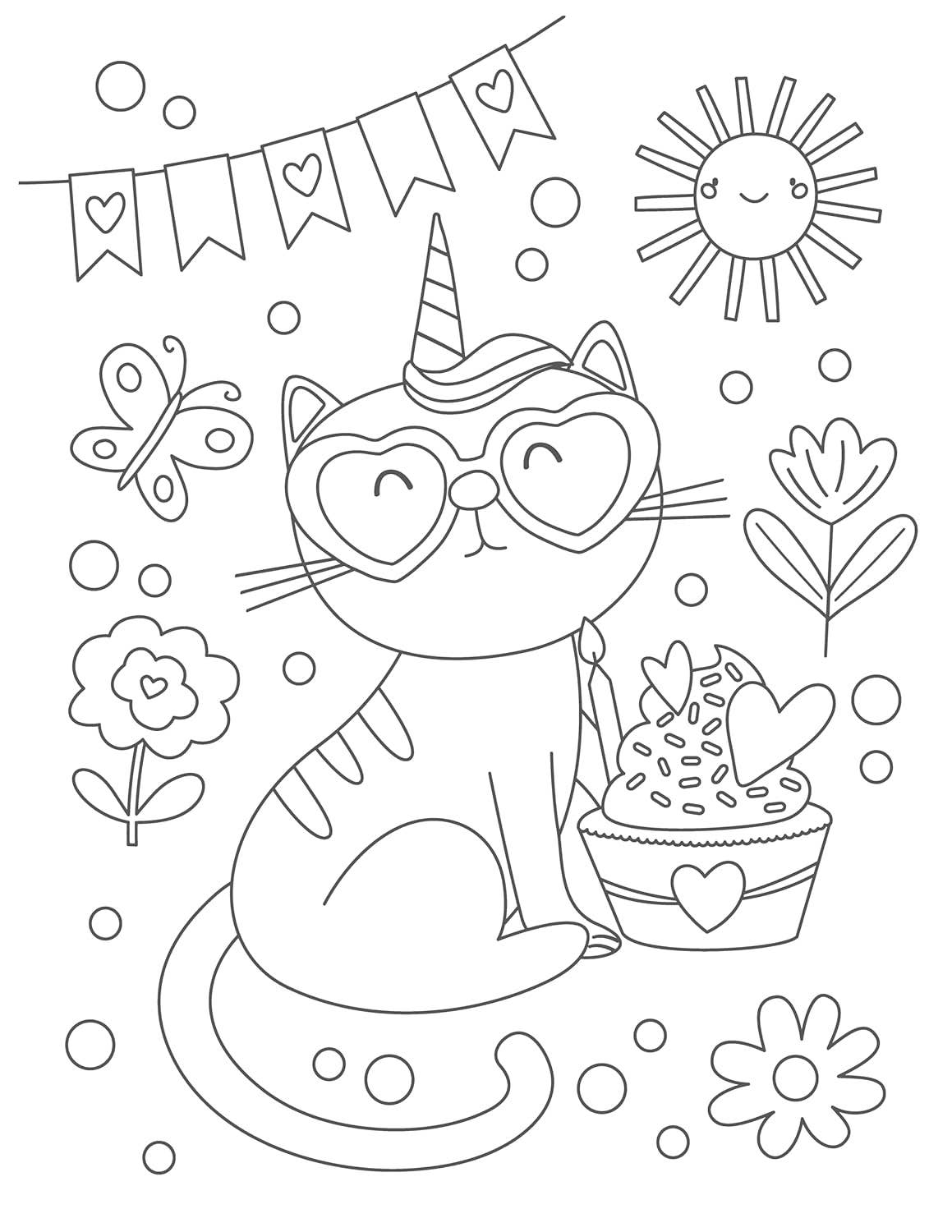 Silly Caticorns Coloring Book | Fox Chapel Publishing