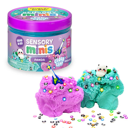 Sensory Mini Play Kit Jar with Cloud Clay: Panda Theme | Faber-Castell / Creativity for Kids