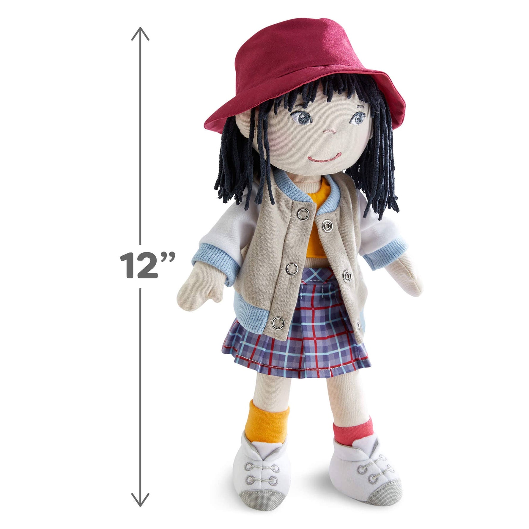 Yuki soft doll sitting by HABA USA