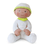My First Snug Up Ollie baby doll 8" white outfit by HABA USA