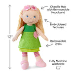 Mali soft doll full view by HABA USA