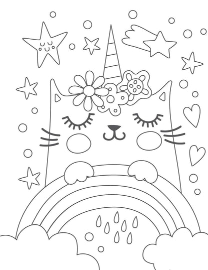 Silly Caticorns Coloring Book | Fox Chapel Publishing