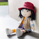Yuki soft doll back view by HABA USA