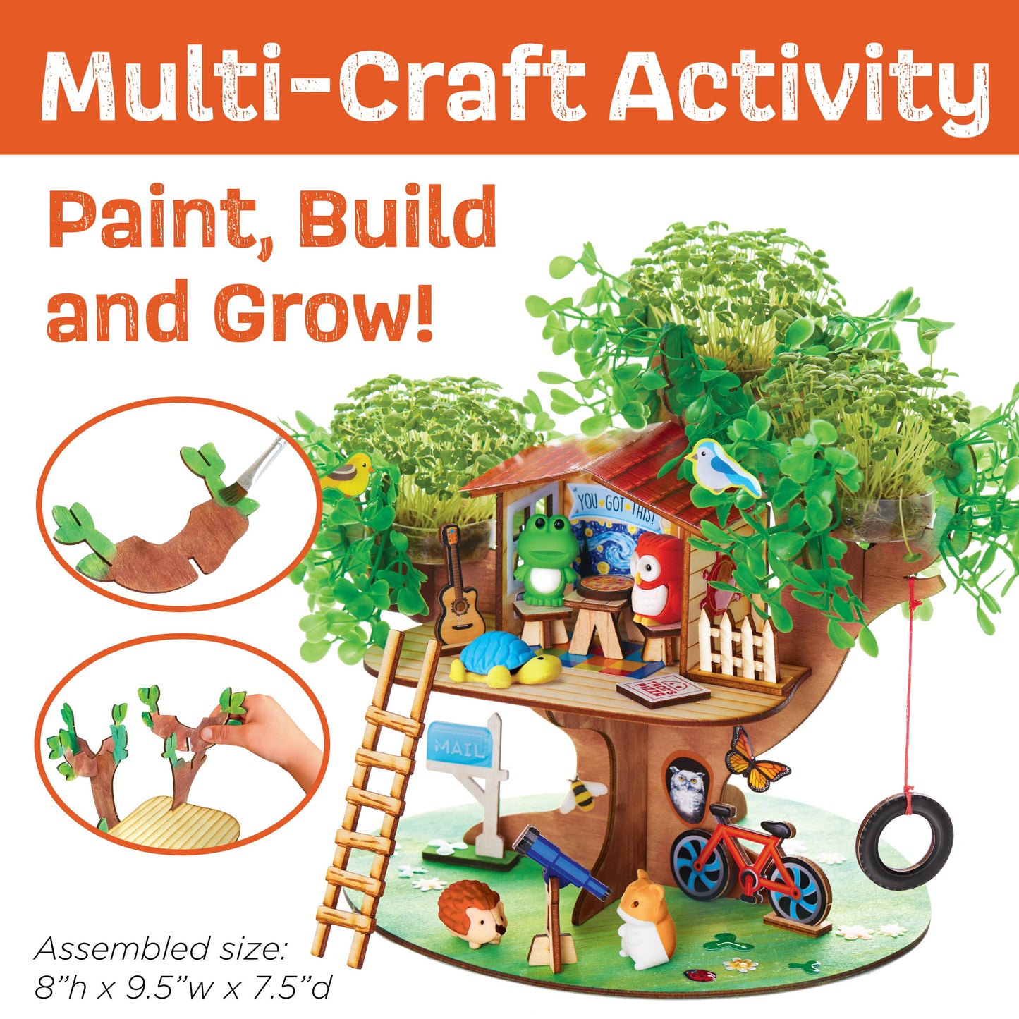 Build & Grow Tree House - DIY Craft Kit for Kids | Faber-Castell / Creativity for Kids