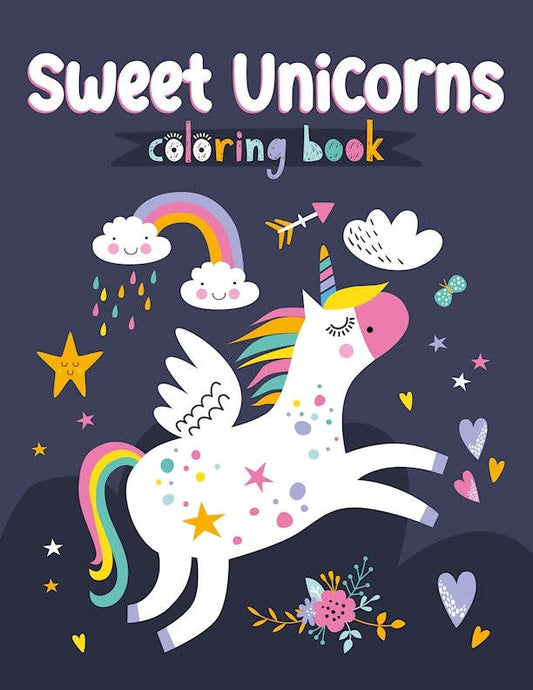 Sweet Unicorns Coloring Book | Fox Chapel Publishing