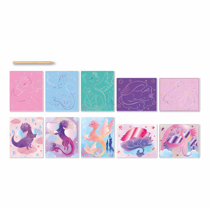 Scratch Art Drawing Kit- Unicorns| Sycomore Artissimo