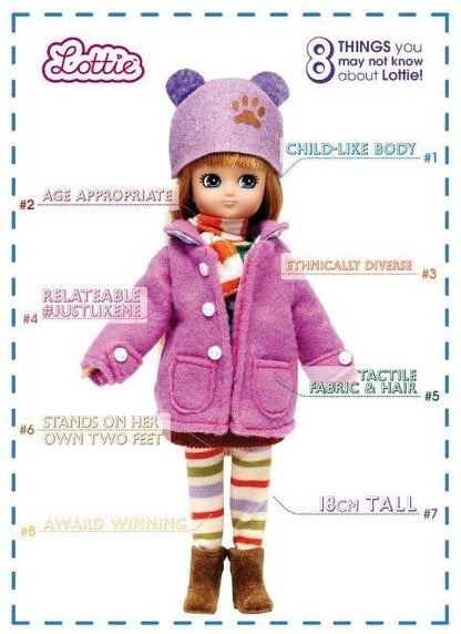 Lottie Dolls Story Time doll packaging