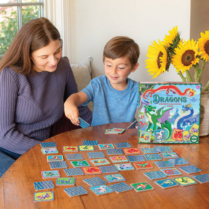Dragons Shiny Memory & Matching Game | eeBoo