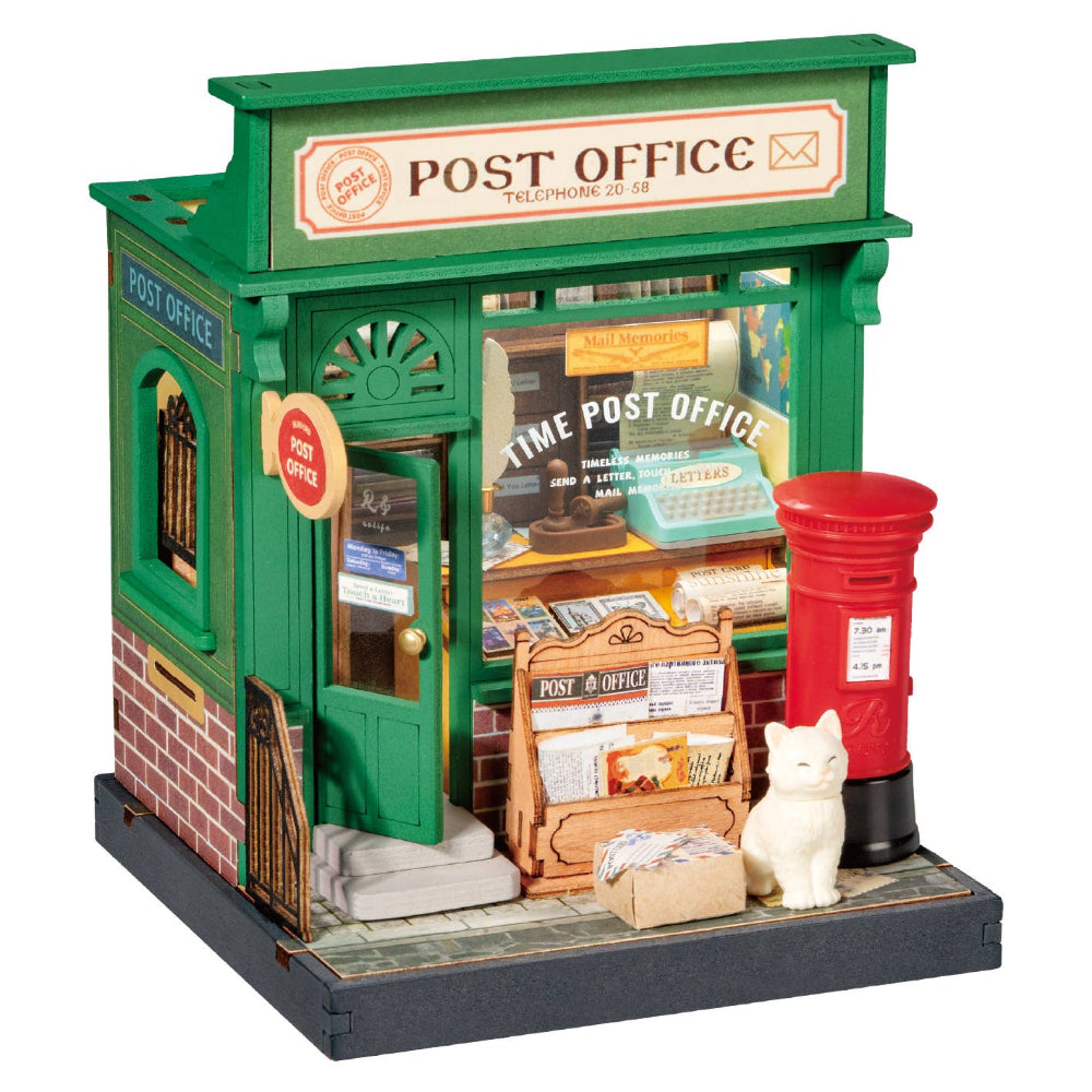 Century Post Office DIY Miniature Kit | Robotime