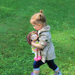 Coco soft doll side view by HABA USA