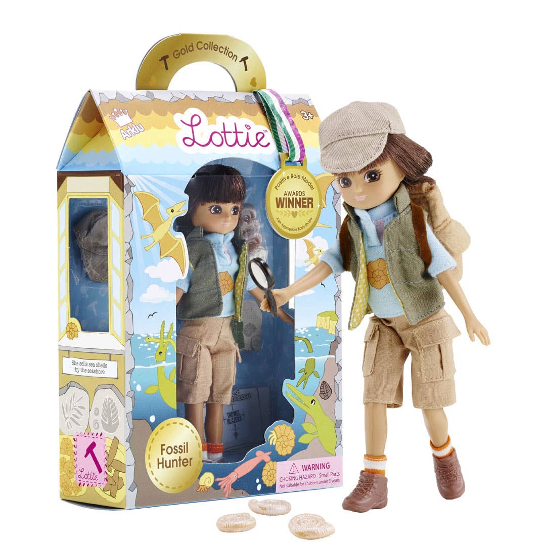 Lottie Dolls Fossil Hunter doll side view