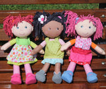 Lilli Lou soft doll back view by HABA USA