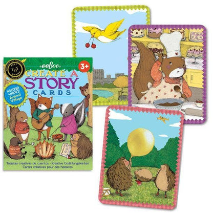 Animal Village Create a Story Card Game | eeBoo