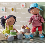 William soft doll side view by HABA USA