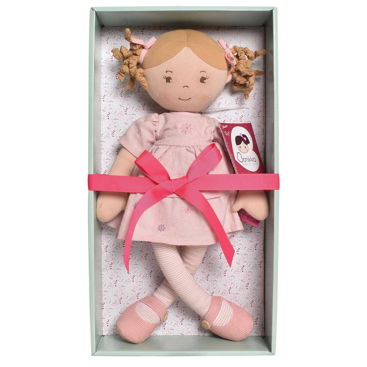 Amelia doll dress detail by Tikiri Toys