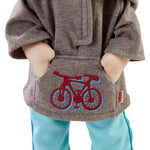 Lian soft doll sitting by HABA USA