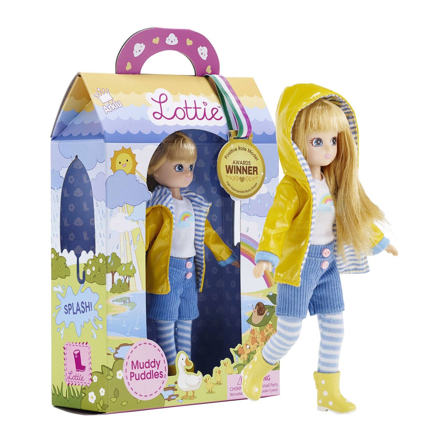 Muddy Puddles, 9" Fashion Doll | Lottie Dolls