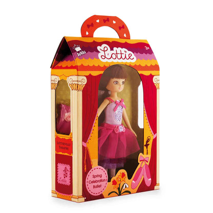 Lottie Dolls Spring Celebration Ballet doll close-up