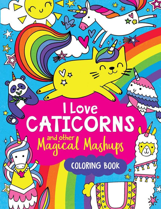 Coloring Book- Love Caticorns and Other Magical Mashups | Hachette Book Group