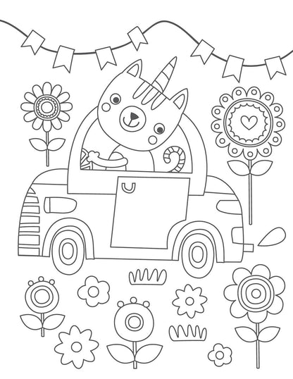 Silly Caticorns Coloring Book | Fox Chapel Publishing