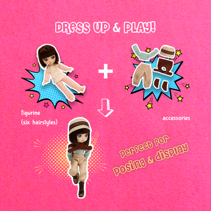 Lady Doolli Dress Up & Play Ball-Jointed Dolls (Blind Box)