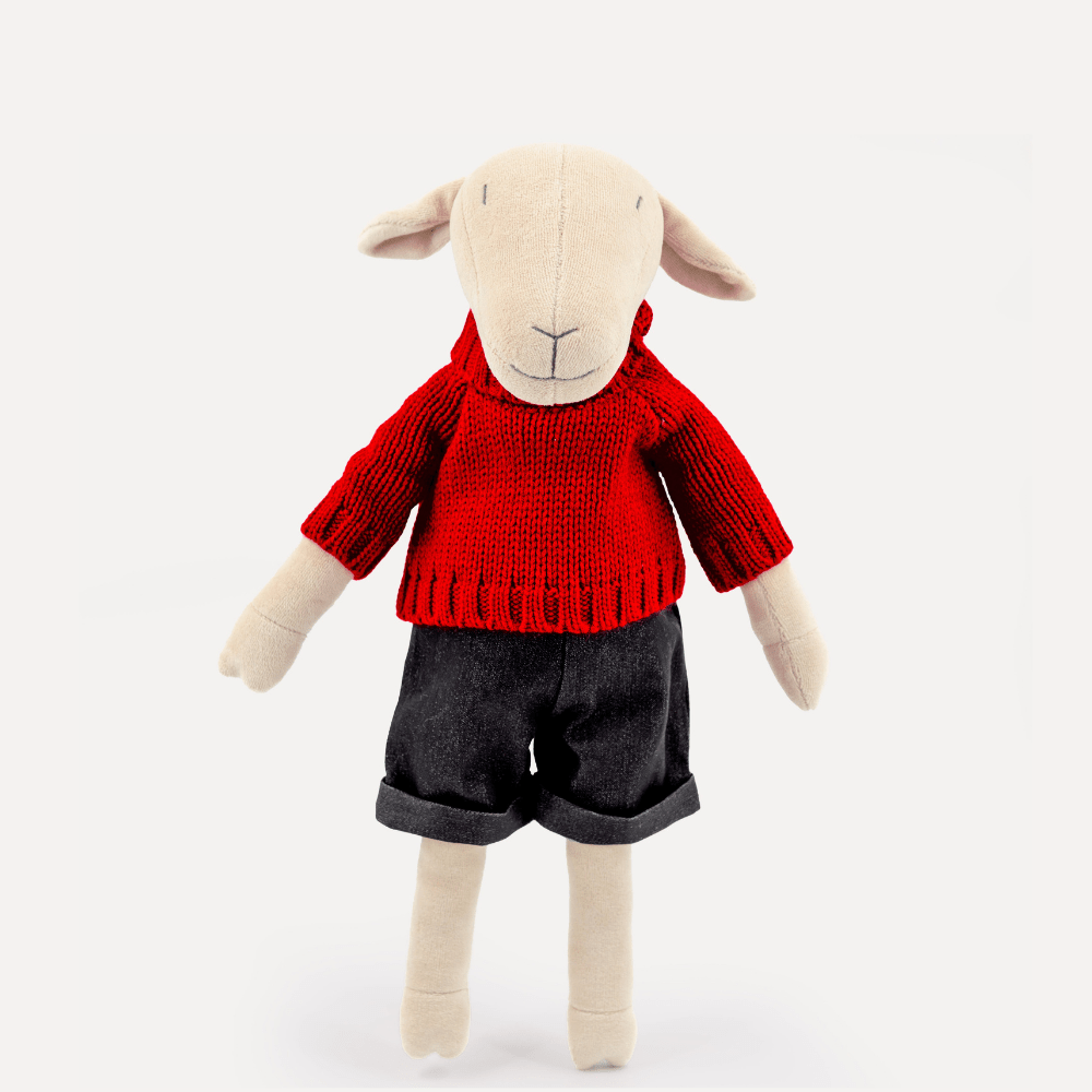 Maia the Sheep Plush Toy- Beige | Adada