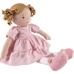 Amelia doll side view by Tikiri Toys