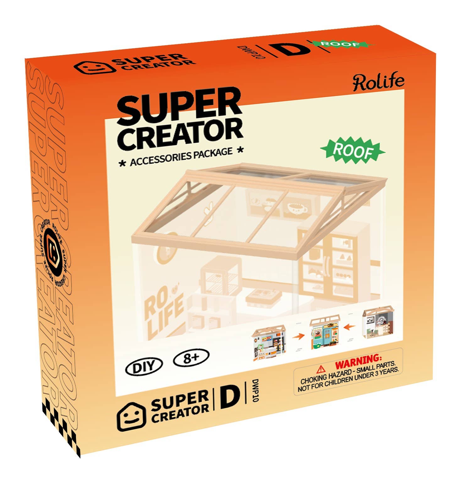 Roof D for Super Store Series DIY Miniature House Accessory | Robotime
