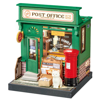 Century Post Office DIY Miniature Kit | Robotime